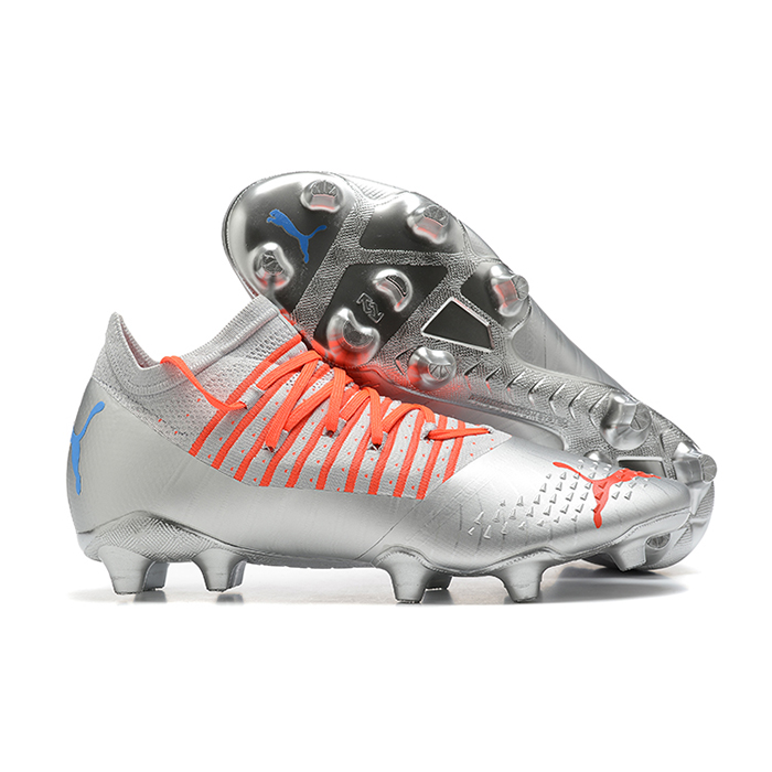 Neymar Future Z 1.3 Teazer FG Soccer Shoes-Silver/Blue-5369189