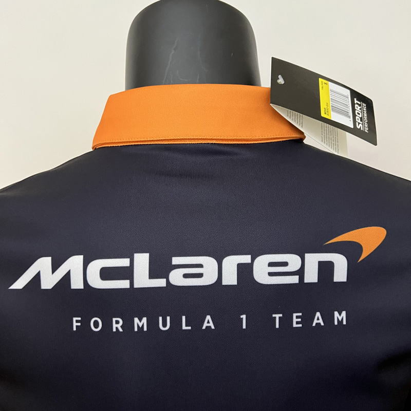 2023 F1 McLaren Yellow Polo Racing Suit(有领)