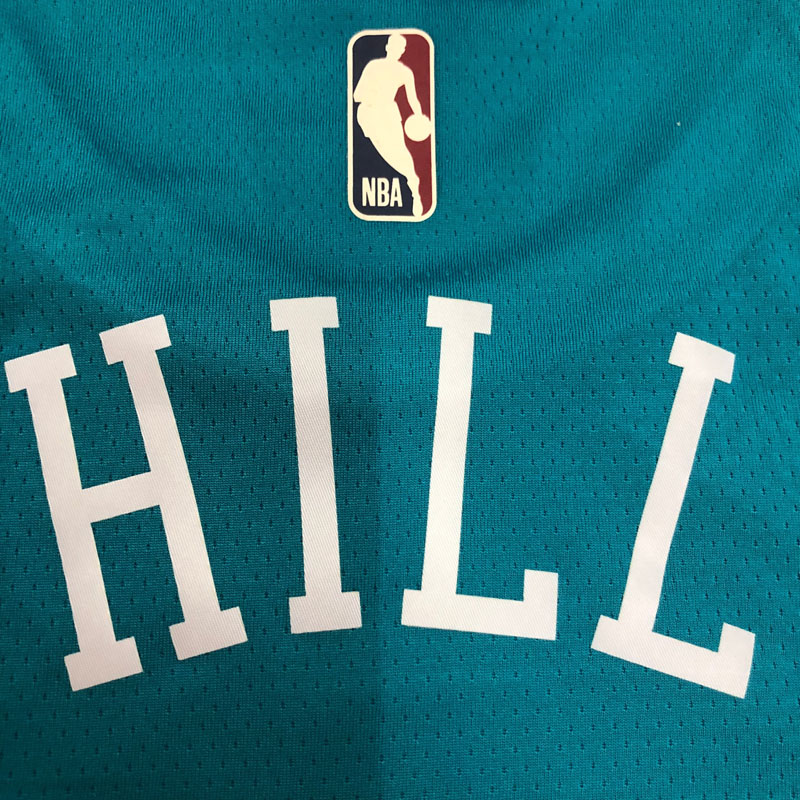 22-23 Pistons HILL #33 Blue Top Quality Hot Pre...