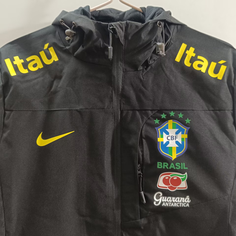 25-26 Brazil Black Windbreaker