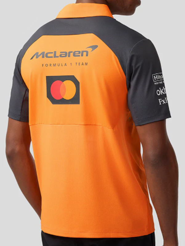 2025 McLaren Yellow Polo Racing Suit (有领)