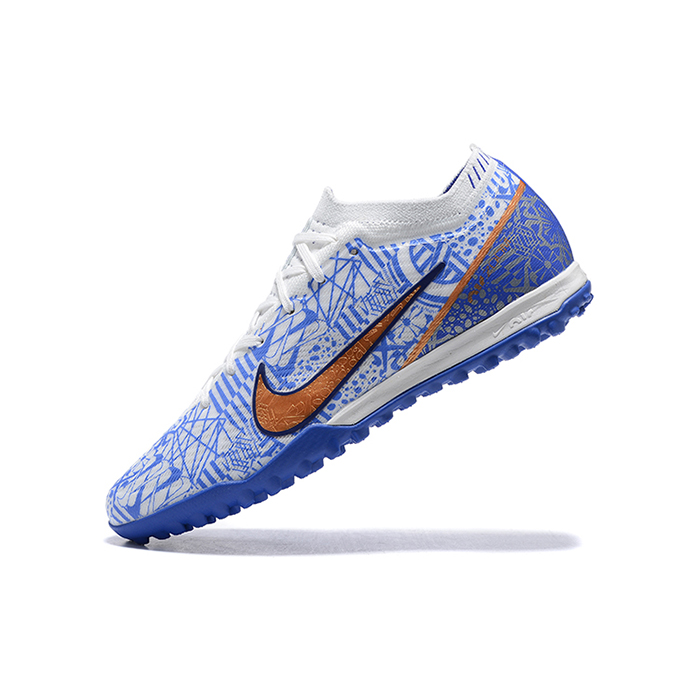 Vapor 15 Academy TF Soccer Shoes-White/Blue-1461553