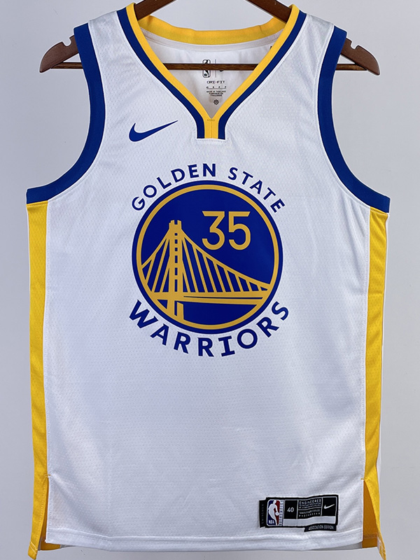 22-23 WARRIORS DURANT #35 White Top Quality Hot...