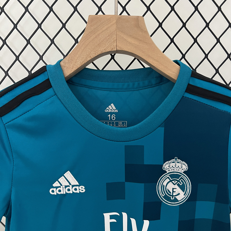 2017-2018 RMA Third Kids Retro Soccer Jersey