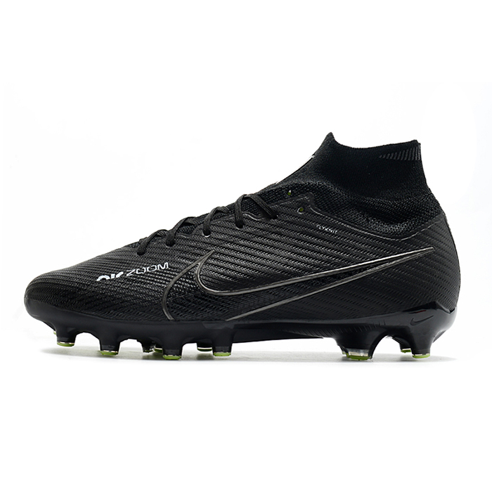 Air Zoom Mercurial Superfly IX Elite AG High Soccer Shoes-Black/Green-8818370