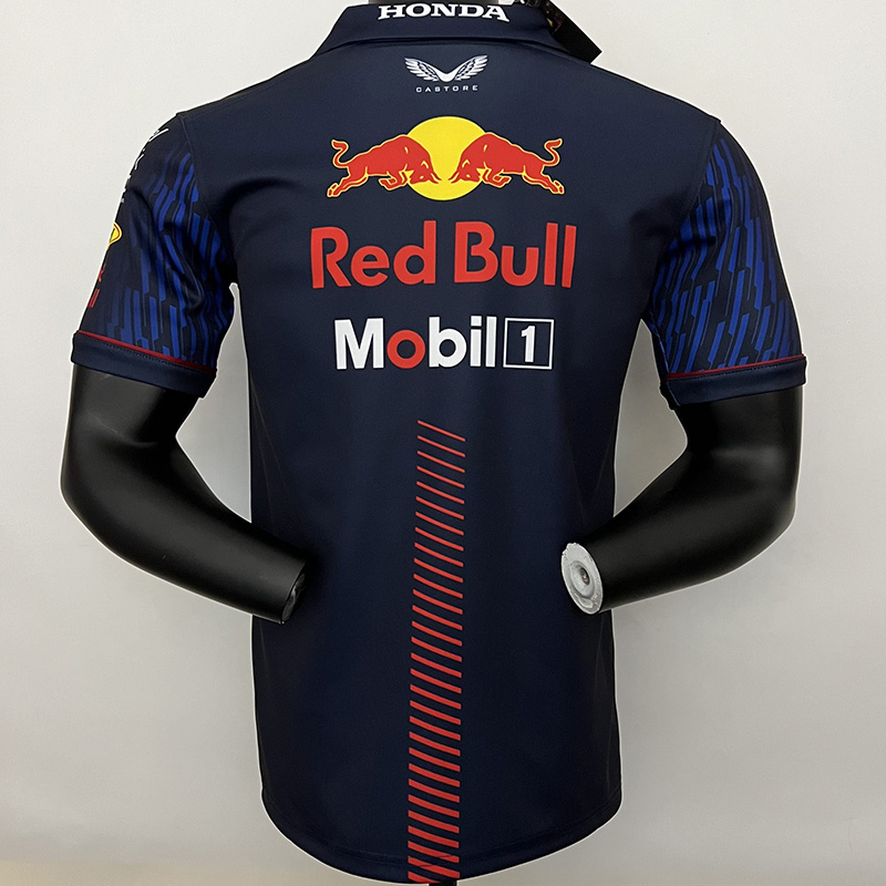 2023 F1 Red Bull Royal Blue Polo Racing Suit(有领)