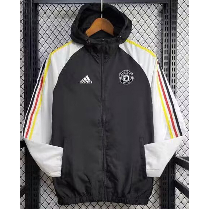24-25 ManUtd Black Windbreaker (白袖)