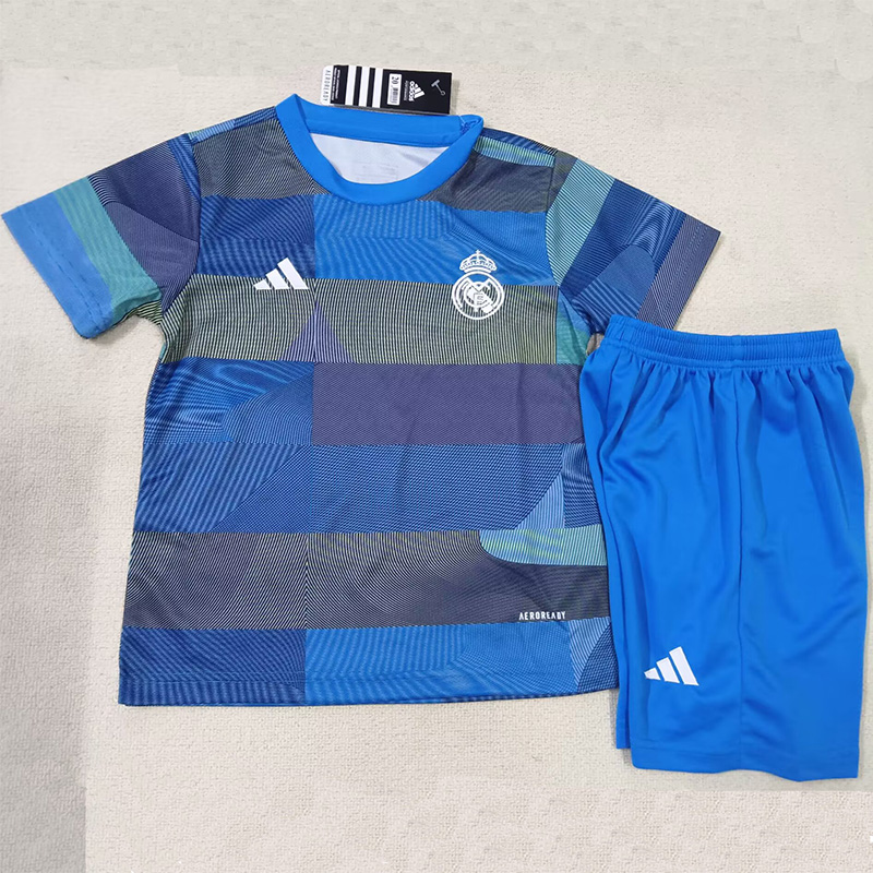 25-26 RMA Grey Blue White Kids Training