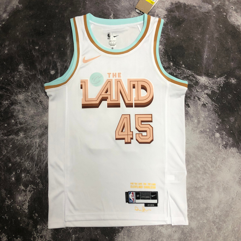 22-23 Cleveland Cavaliers MITCHELL #45 White Ci...