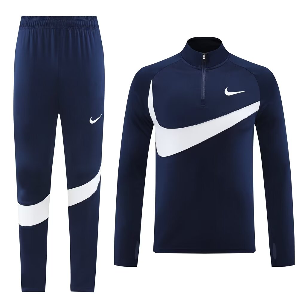 2024 NK Blue Half Pull Tracksuit