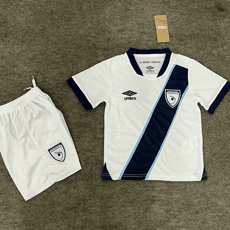 25-26 Guatemala Home Kids Soccer Jersey