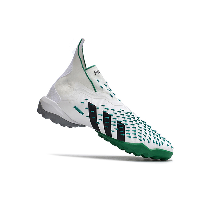 PREDATOR FREAK .1 TF High Soccer Shoes-White/Green-2273954