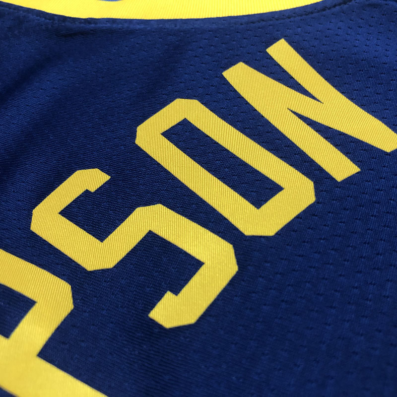 22-23 WARRIORS THOMPSON #11 Royal blue Top Qual...