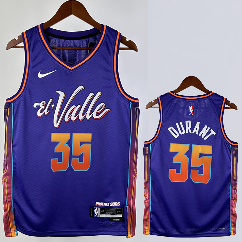 23-24 SUNS DURANT #35 Purple City Edition Top Q...