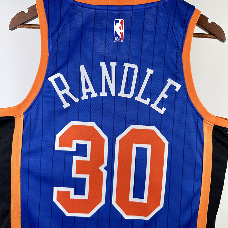 23-24 KNICKS RANDLE #30 Blue City Edition Top Q...