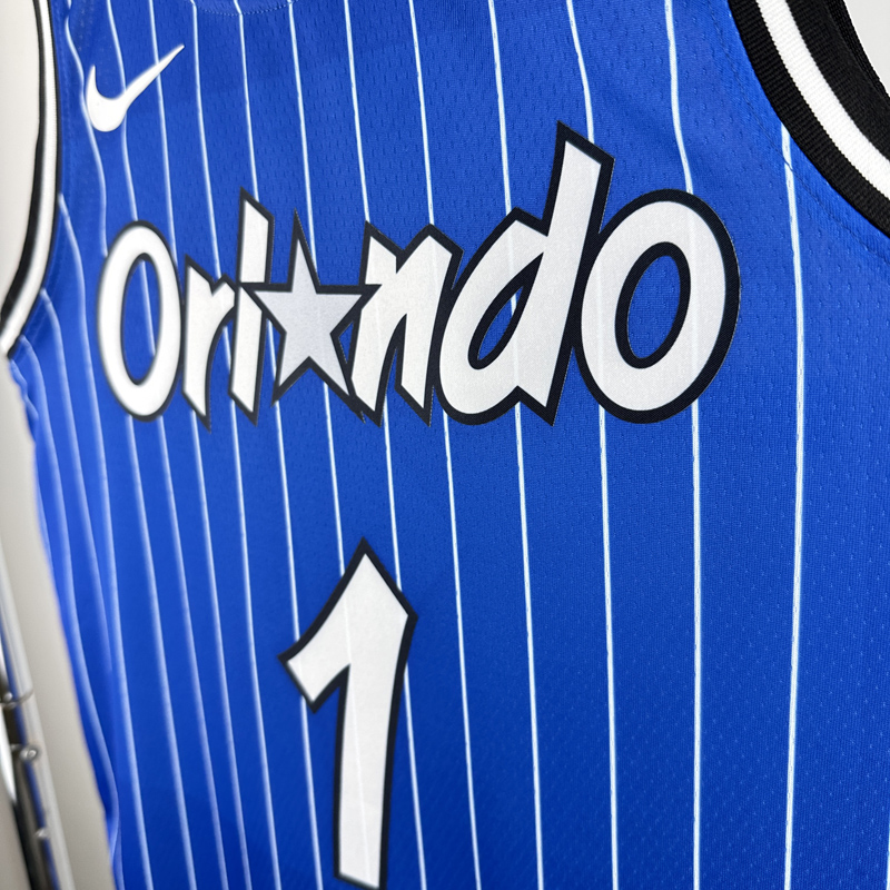 2018-2019 Magic HARDAWAY #1 Blue Retro Top Quality Hot Pressing NBA Jersey (条纹)