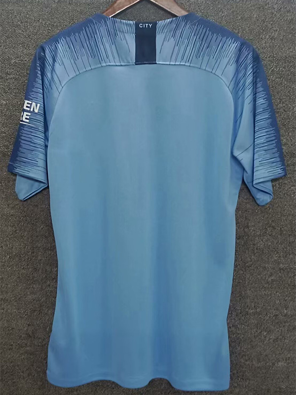 2018-2019 Man City Home Retro Soccer Jersey