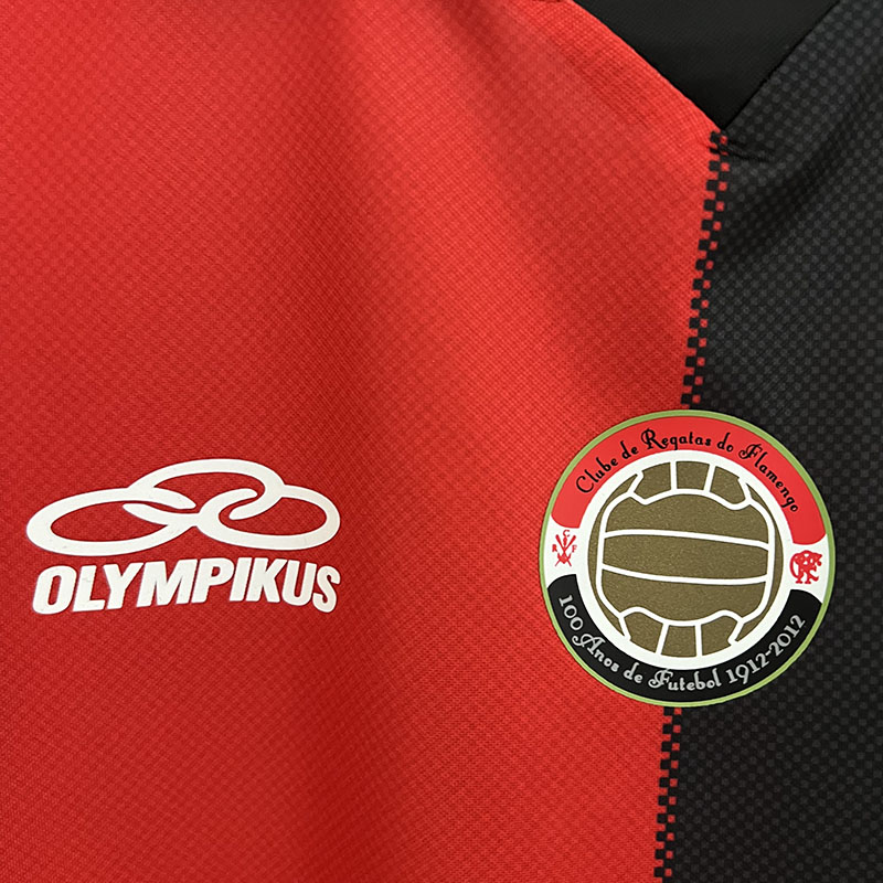 2012 Flamengo100th Anniversary Home Retro Socce...