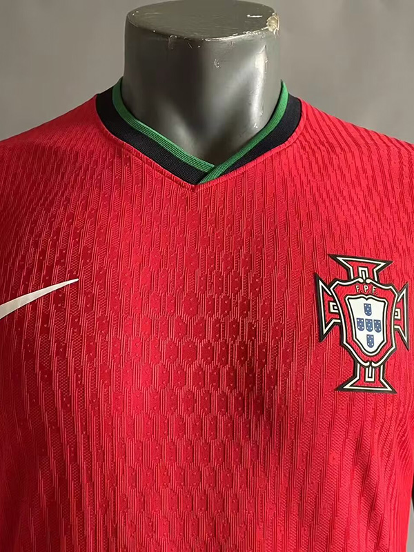 2024 Portugal Home Player Version Soccer Jersey
