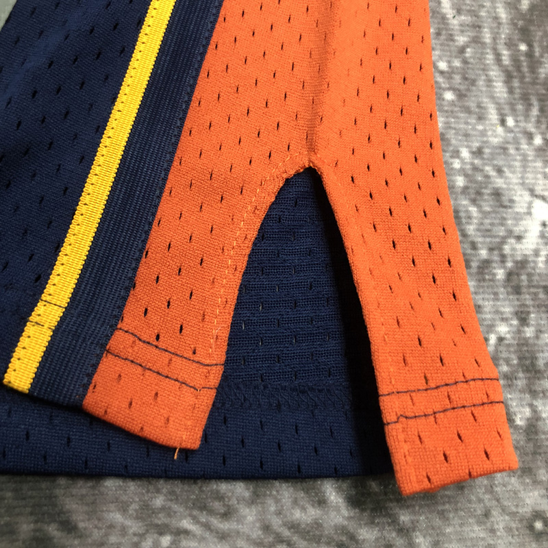 2010 WARRIORS CURRY #30 Navy blue Retro Top Qua...