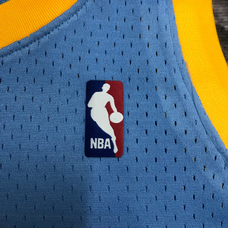 2002 LAKERS BRYANT #8 Light blue Retro Top Qual...