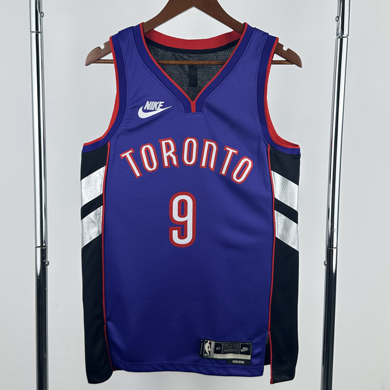 24-25 Raptors BARRETT #9 Purple Retro Top Quality Hot Pressing NBA Jersey