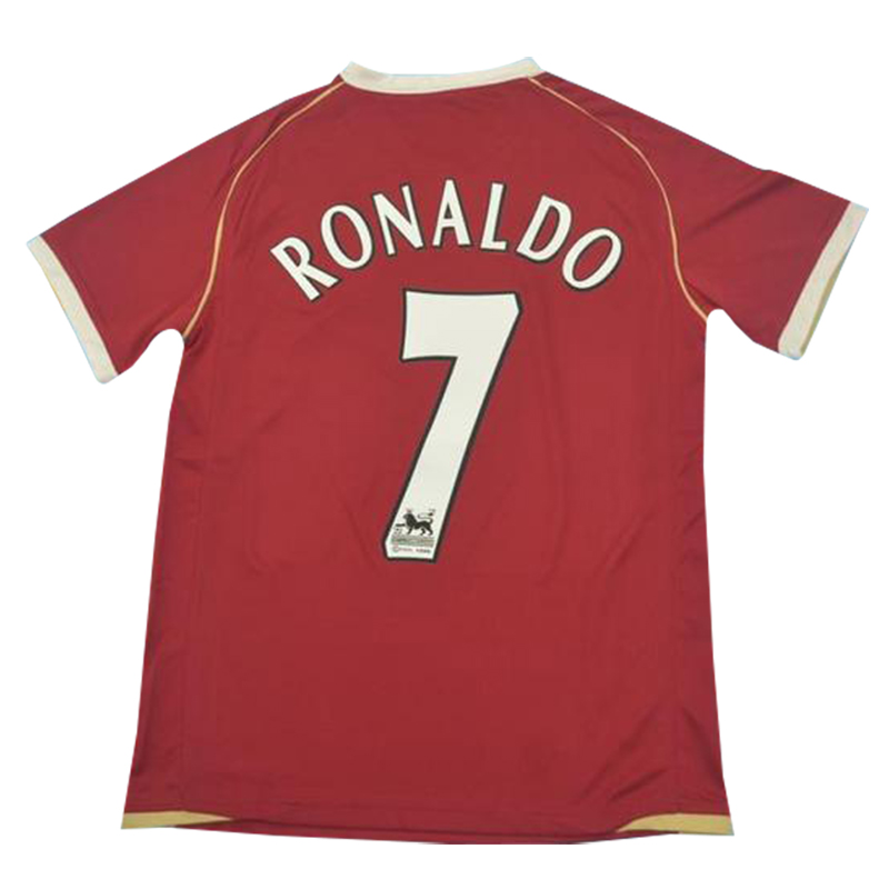 2006-2007 Man Utd Home Retro Soccer Jersey
