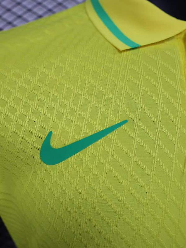 24-25 Brazil Yellow Special Edition Player Version Soccer Jersey *有领