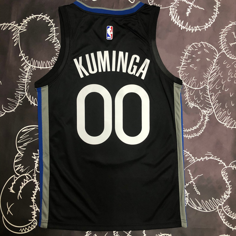 2020 Warriors KUMINGA #00 Black Grey Top Qualit...