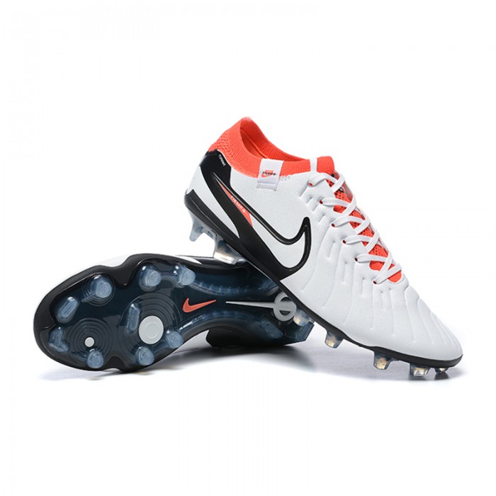 Tiempo Legend 10 Elite FG Soccer Shoes-White/Black-5812832