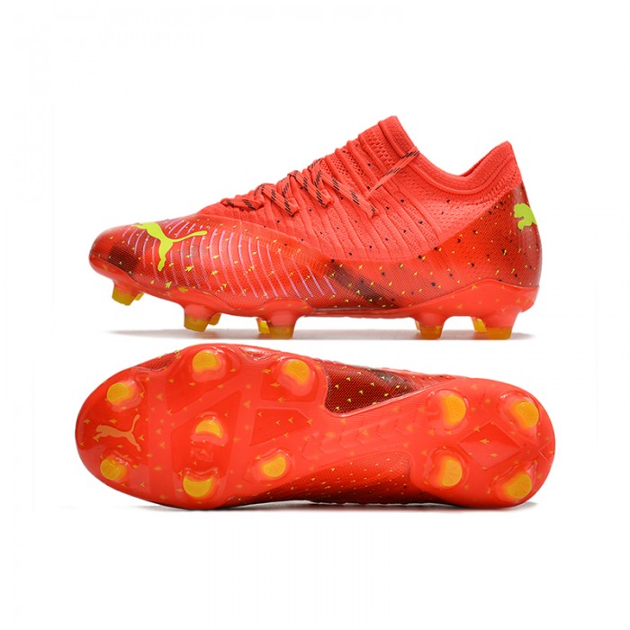 Neymar Future Z 1.3 Instinct FG Soccer Shoes-Red/Yellow-5579602