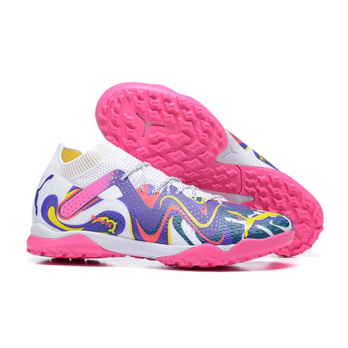 Ultra Ultimate TF Soccer Shoes-White/Purple-9081519