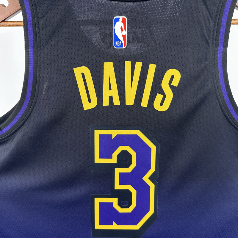 24-25 LAKERS DAVIS #3 Royal blue City Edition Top Quality Hot Pressing NBA Jersey