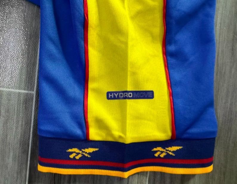 2001 Colombia Home Red Retro Soccer Jersey