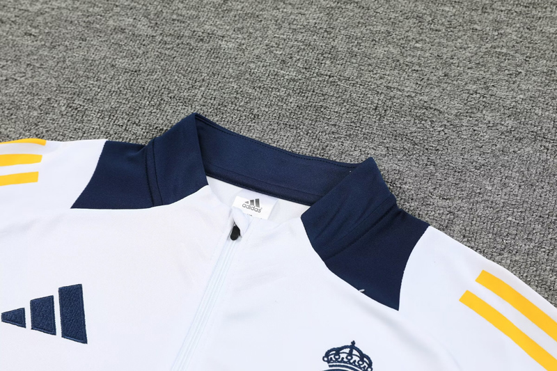 24-25 RMA White Half Pull Tracksuit (半拉链)
