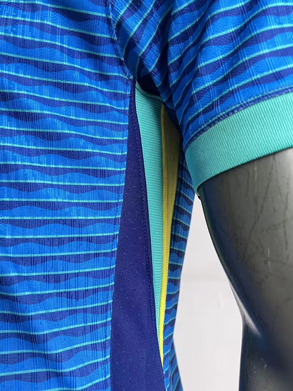 2024 Brazil Away Player Version Soccer Jersey