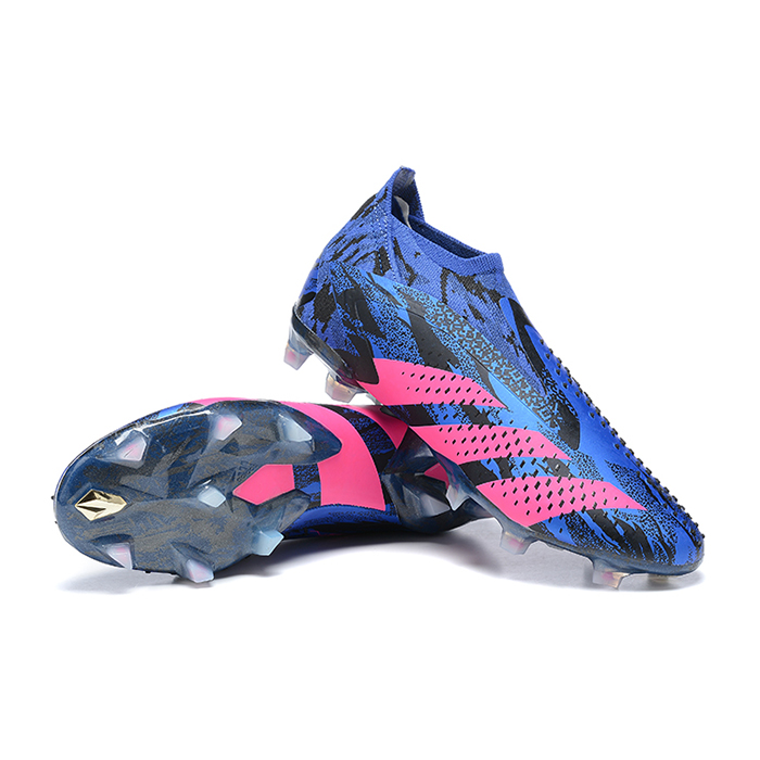 PREDATOR ACCURACY+ FG BOOTS High Soccer Shoes-Blue/Pink-1267448