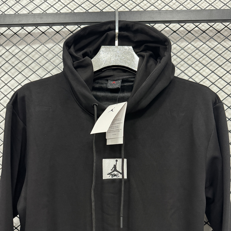 2024 Jordan Black Hoody #E1黑标(刺绣加绒)