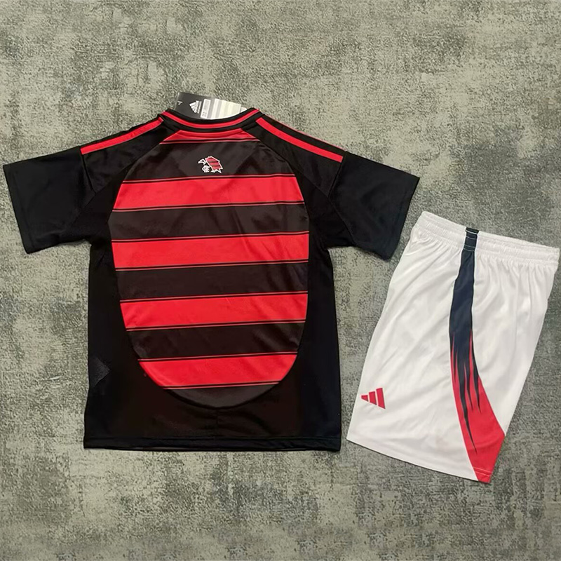 25-26 Flamengo Home Kids Soccer Jersey