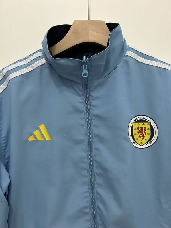 24-25 Scotland Grey & Light blue Double Sided Windbreaker (双面风衣)