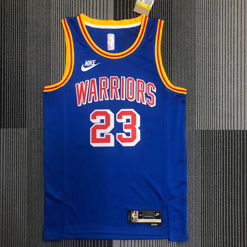 WARRIORS GREEN #23 Blue 75th Anniversary Retro ...
