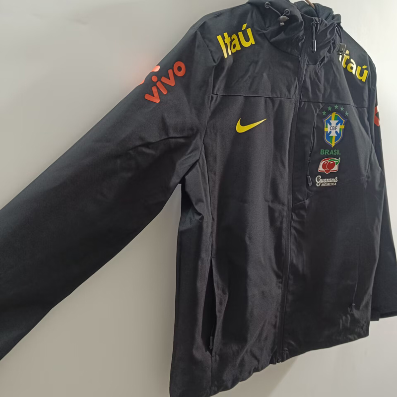 25-26 Brazil Black Windbreaker