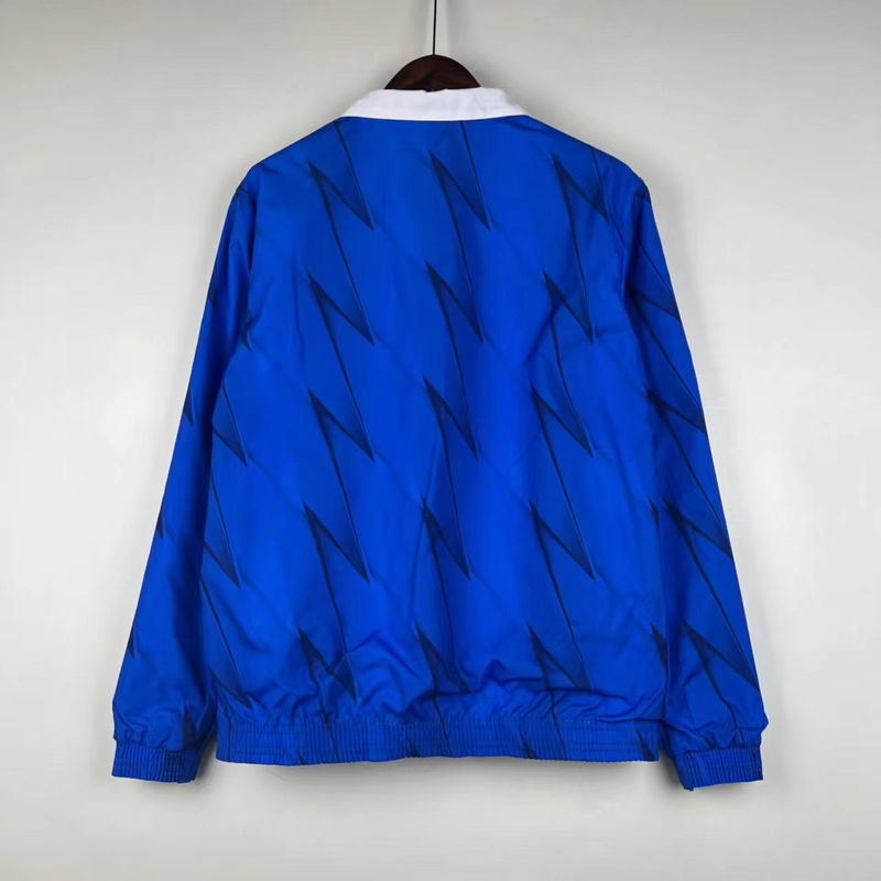 2023 Italy Blue & White Double Sided Windbreake...