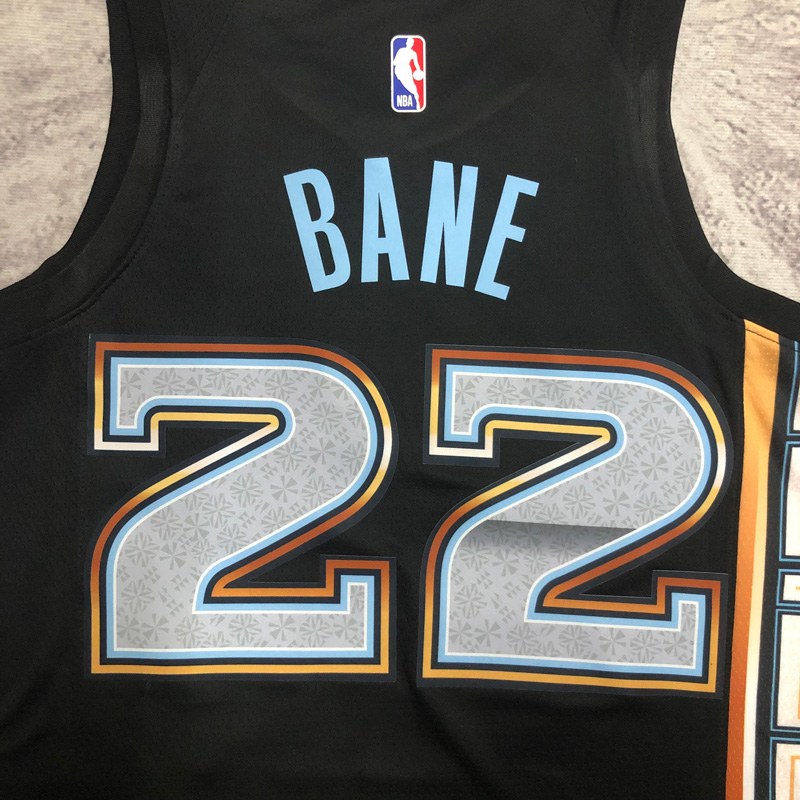 22-23 GRIZZLIES BANE #22 Black City Edition Top...