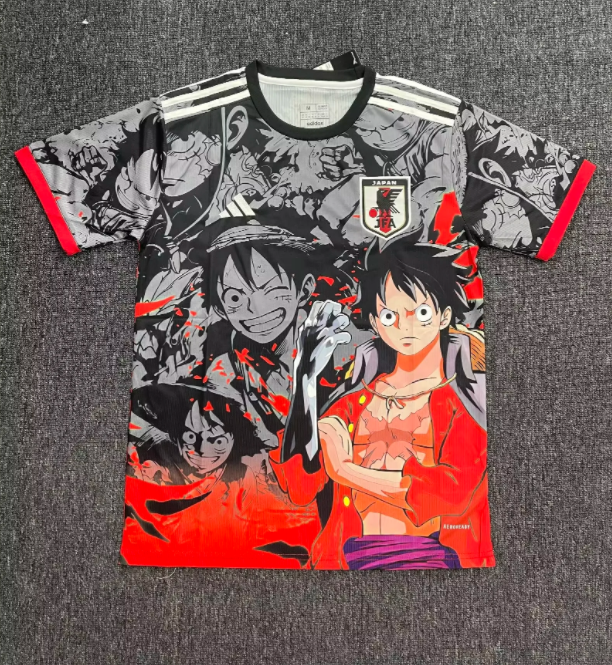 24-25 Japan﻿ Pirate King Luffy Fans Soccer Jersey