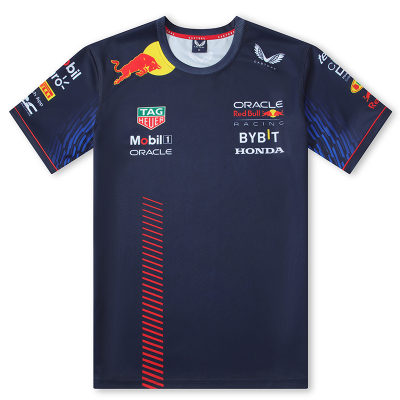 2023 Red Bull Royal blue Racing Suit (圆领)