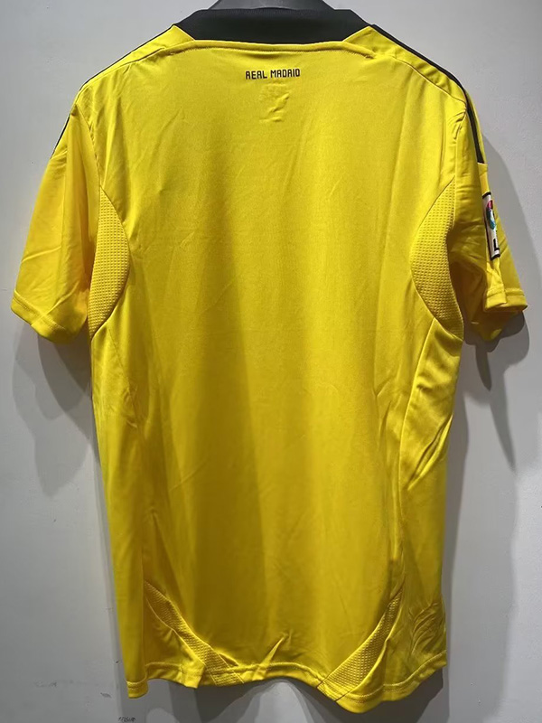 2011-2012 RMA Yellow GoalKeeper Retro Soccer Je...