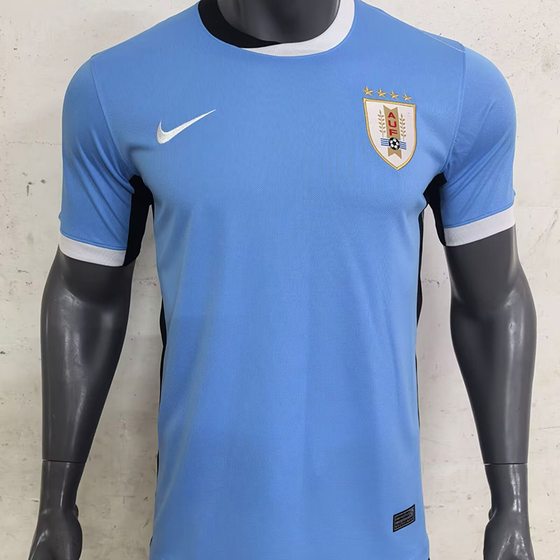 24-25 Uruguay Home Copa America Fans Soccer Jersey #NK