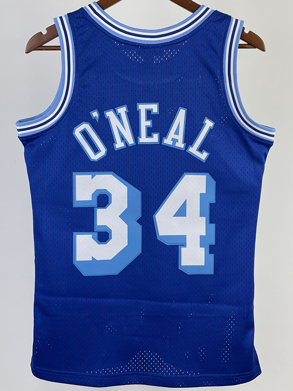 1996-97 LAKERS O'NEAL #34 Blue Retro Top Qualit...