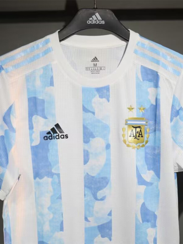 2020-2021 Argentina Home Player Version 球员 Retro Soccer Jersey